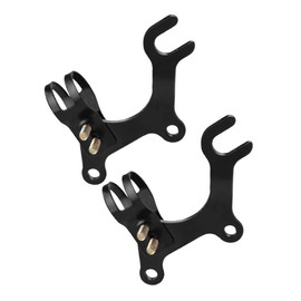 HONMEET 2pcs Adjustable Bike Disc Brake Bracket Adapters Small Bike Brake Rack Conversion Kit for Bicycle to Disc System Easy Installation