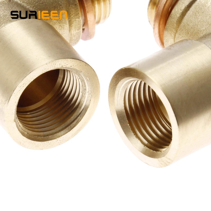 90 Degree Brass Extension Spacer, Angled Oxygen Sensor Extender Adapter