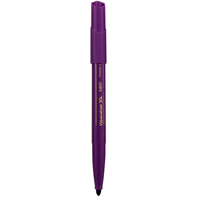 BIC Kids Visa XL Assorted Coulouring Felt Tip Pens (24