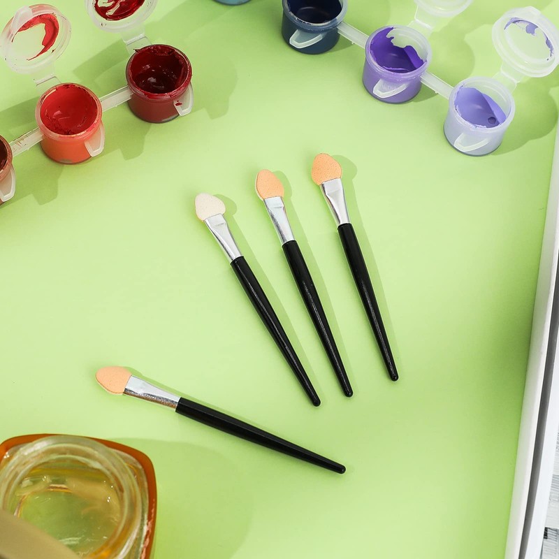 24 Pcs Sponge Applicators,Small Sponge Painting Brushes Detailed Ink Paints