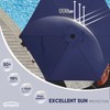 Tempera 10ft Patio Market Outdoor Table Umbrella with Push Button