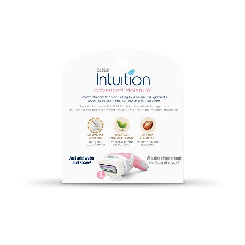 Schick Intuition Refill, Advanced Moisture Razors for Women | Intuition