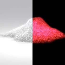 TFC Leuchtpulver rot, 40g I Nachleuchtende Pigmente I Aufladung mit Tageslicht, Kunstlicht oder UV-Licht I Leuchtfarbe (phosphoreszierend)