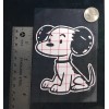 Unbranded 1950's Snoopy WHITE vinyl decal for car windows weatherproof