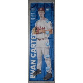 Frisco RoughRiders MiLB Baseball Evan Carter Flag Banner Height Growth Chart SGA