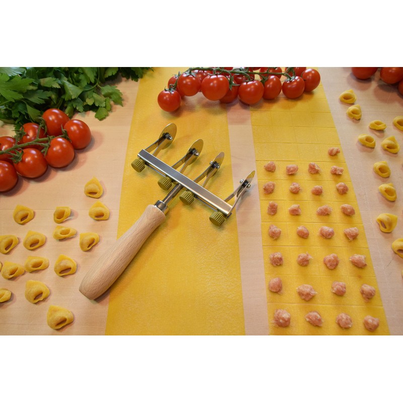 ELETTRO CENTER Art.392 Adjustable Stainless Steel Cookie Cutter, Silver