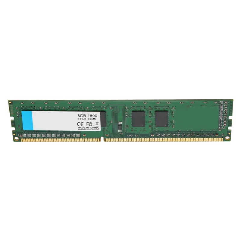 DDR3 UDIMM 1600Mhz RAM 64bit Width 40Pin Data Interface Plug