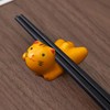 5 Pieces Cat Chopstick Rack, Cute Cartoon Ornaments, Ceramic Cat