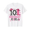 Girls 10th Birthday Kids Cowgirl Birthday Decor Party T-Shirt
