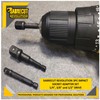 3 x SabreCut SCESAK1 Socket Adapters 1/4 inch HEX to