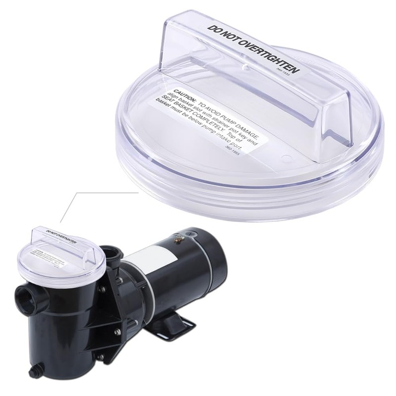 G-PLUS Clear Filter Cover/Strainer lid 1121-1429 (Fits 3 different pumps)
