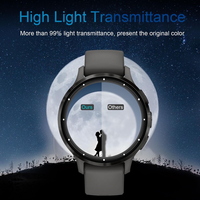 Lutree for Garmin Venu 3S Screen Protector, 3 Pack 3D