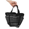 STOBAZA Large Capacity Mesh Shower Bag with Dual Handles Quick