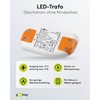 LED Slim Transformer 12V DC 0.5-8W, IP20, Transformer