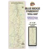 Franko Maps Blue Ridge Parkway Wall Map