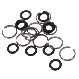 Vaguelly 10 Sets Impact Wrench Retaining Rings Replacement Kit Iron Socket Retainer Clips for Cordless and Torque Wrenches with Wear Resistant Design