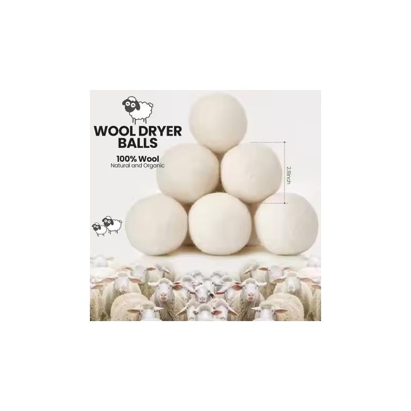Dryer balls - efficient and environmentally friendly drying; dryer balls