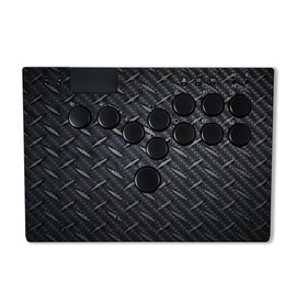 MightySkins Carbon Fiber Skin Compatible with Razer Kitsune - Black Diamond Plate | Protective, Durable Textured Carbon Fiber Finish | Easy to Apply | Made in The USA