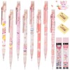 WACH AUF 8 Pieces Mechanical Pencil Set Propelling Cute Pencils