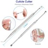 Pingispower Cuticle Tool Sets, 7PCS Professional Cuticle Trimmer with Cuticle