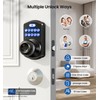 Veise Keypad Door Knob Lock, Keyless Entry Digital Lock with