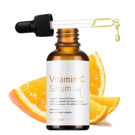 Naturals Vitamin C Face Serum With Hyaluronic Acid, Retinol, Niacinamide and Salicylic Acid, Hydrate & Plump Skin, Anti Aging & Wrinkle Facial Serum 30ml