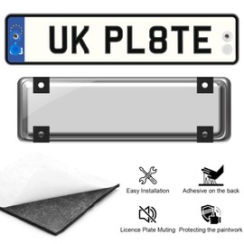 APOMOONS Kennzeichen Schrauben mit Kappen Fitting Kit,M5 Schrauben Nummernschild Schrauben für Fixierung Auto & Motorrad Kennzeichenhalter Rahmenlos Kennzeichenschrauben Zum Schutz Von Kfz-Kennzeichen