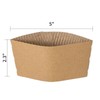 RACETOP Paper Coffee Cups Sleeves 100 pack, Suitable for Hot