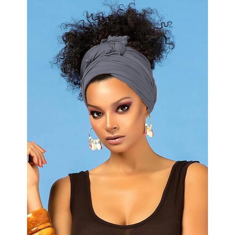 Pañuelo para la cabeza para mujer, diseño de turbante, para