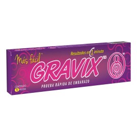 Gravix Prueba De Embarazo, Resultados en 1 minuto, 1 pieza