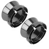 1 Pair 10 Inch NAB Hub Adapters Polished Aluminum Alloy