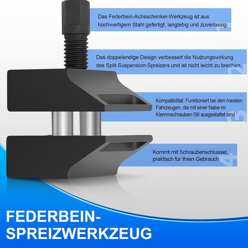 Wohlstand Car Suspension Strut Spreader Tool,Suspension Strut Hubs Axle Knuckle,Suspension