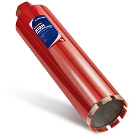 DaduoRi Premium 4" Wet Core Drill Bit for Hard Concrete with High-Density Diamond, Precision-Welded Segments, 1-1/4"-7 UNC x 14" Depth, Industrial Grade for Concrete Rebar, Brick, Masonry, Asphalt