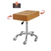 Kaleurrier Heavy Duty Stools with Wheels 400lb Backless Height Adjustable