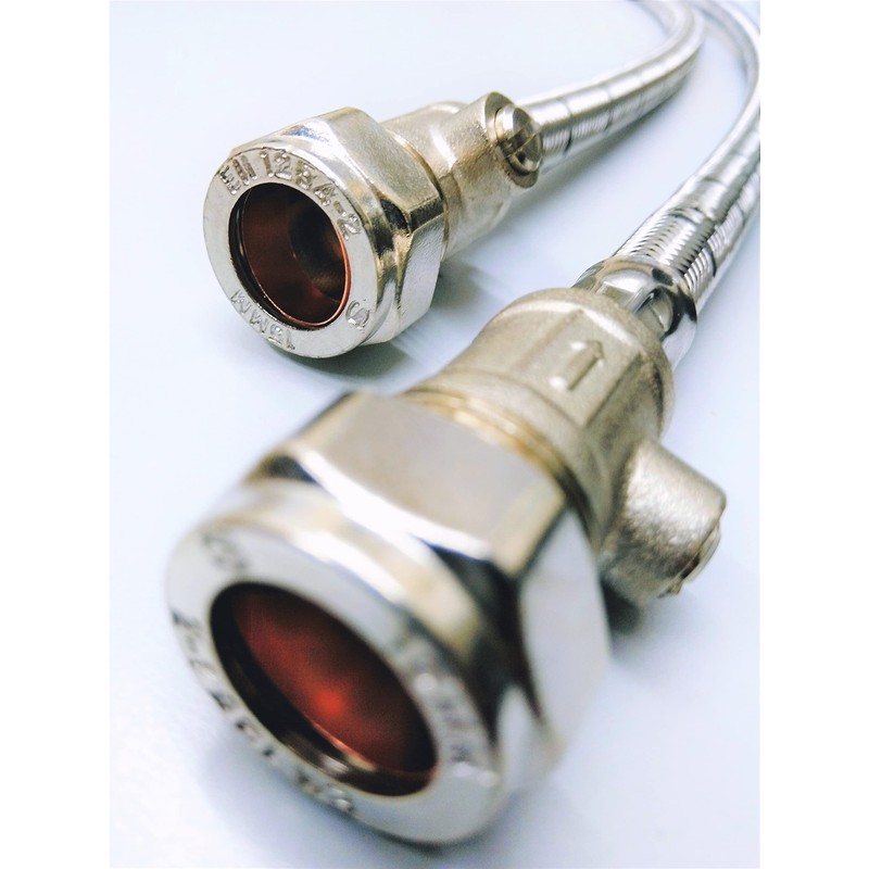 AK Monobloc Tap Tail Connector Flexible Hose M8 X 15mm