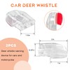 BWBWND 2 PCS Deer Whistles for Cars, Save Deer Avoid