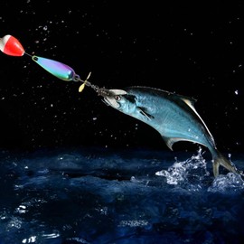 Spinner Baits for Bass Fishing | Artificial Swimming Lure - 3D Metal Propeller Swimbaits for Stream River Lake Freshwater Reservoir