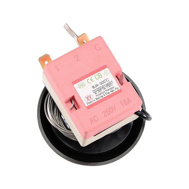 sourcing map NC 250V 16A 50-300C Temperature Control Switch Capillary
