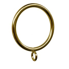 42 Pcs Metal Curtain Ring with Eyelet (Gold-ID/1.7")