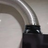Geesatis 8 inch Duct Connector Flange,Metal Straight Pipe Flange Square
