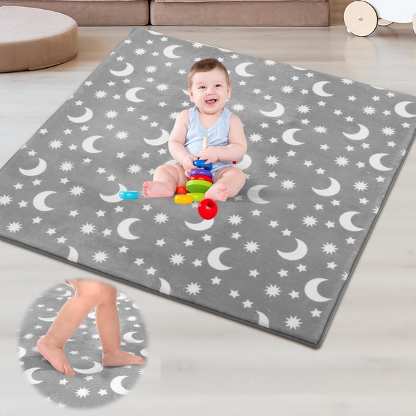 BALAPET Thick Memory Foam Baby Play Mat for Playpen, 71"x59"