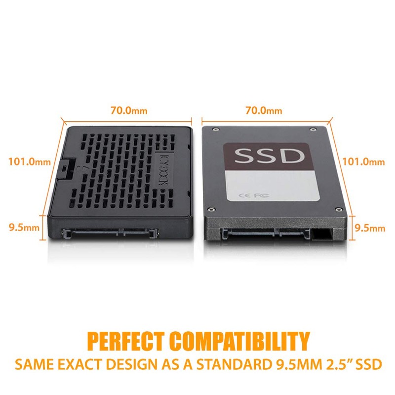 ICY DOCK EZConvert M.2 SATA SSD to 2.5" SATA SSD