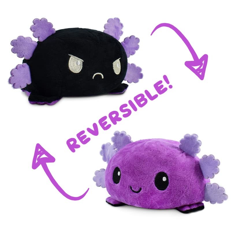TeeTurtle - The Original Reversible Axolotl Plushie - Purple +