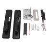 Door Lever Lock Universal Aluminium Alloy Black Door Security Latch