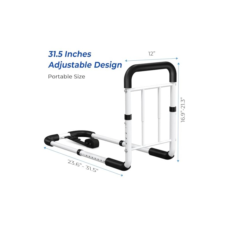 Bed Rails for Elderly Adults Safety - ASTM Approved Adjustable