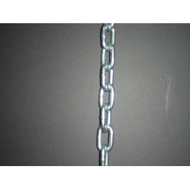 AA 3/16 grade 30 Proof Coil Chain Zinc Plate 100ft box