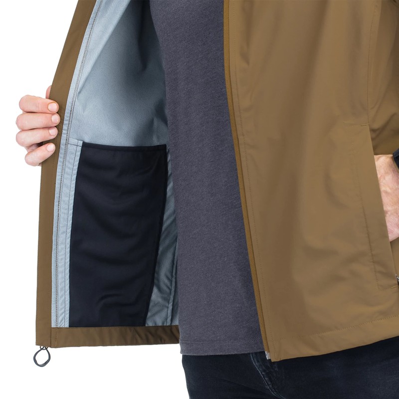 Vortex Optics Men's Cloud Shaker Rain Jackets (Military Olive, Medium)