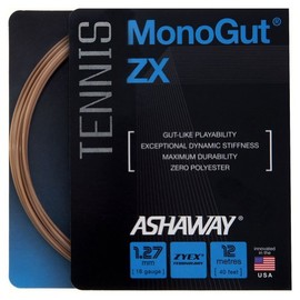ASHAWAY MonoGut ZX 1.27/16G Tennis String Natural (Natural)