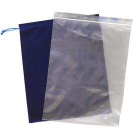 YOOKOOABLE Blue Velvet Cremains Urn Bag for Human Ashes - For Use Inside the Urn - Size 10" X 12" (230 Cubic Inches Capacity) - Includes a Resealable PE Material Ashes Storage Bag