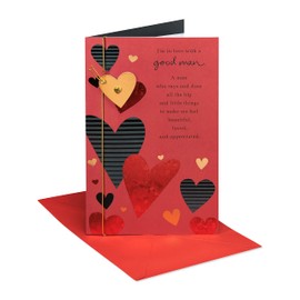 American Greetings Valentines Day Card for Him (A Good Man)